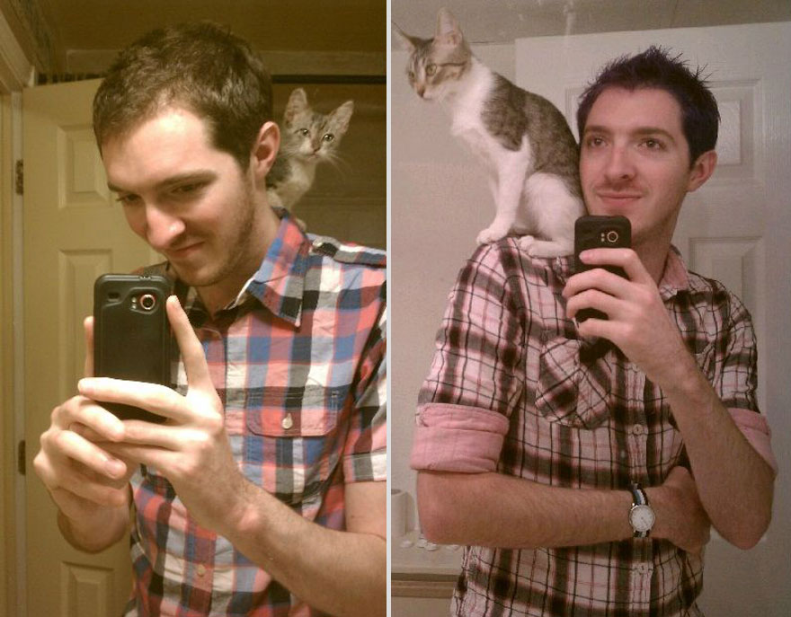 These 22 Before And After Photos Of Pets Are The Cutest Thing You'll Seen Today, I Promise These 22 Before And After Photos Of Pets Are The Cutest Thing You'll Seen Today, I Promise